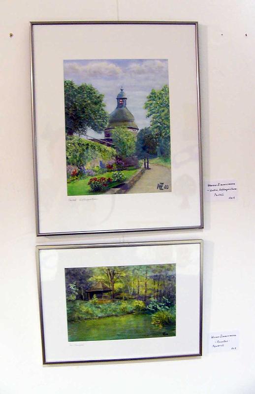 zimmermann03.jpg - Werner Zimmermann: Ausstellungswand
